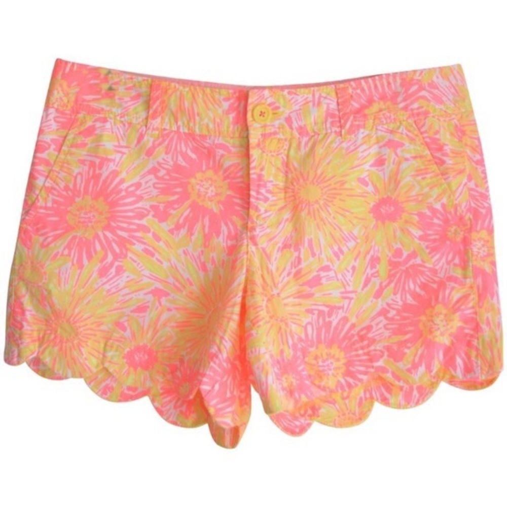 NWOT Lilly Pulitzer ‘Sun kissed’ Buttercup Shorts, Size 6